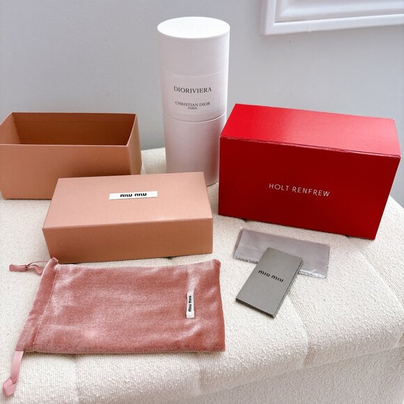 BRAND NEW MIUMIU DIOR HR PACKAGING, PRICE FOR ALL - Picture 1 of 3